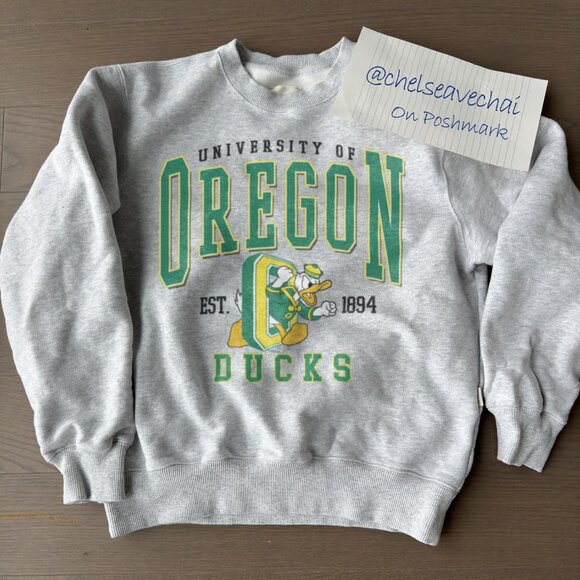 Vintage Oregon Duck Football Sweatshirt Retro 90s University of Oregon Shirt tee - Picture 1 of 2